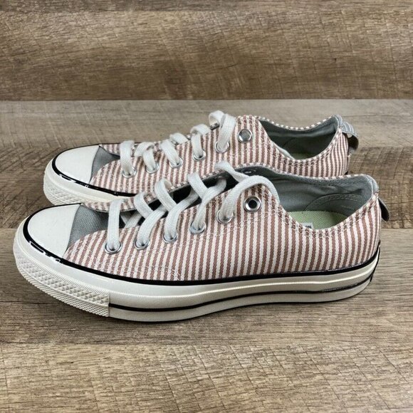 Converse Chuck 70 Crafted Stripe Clay Womens Sz 6.5 Shoes A00474C Sneakers NEW - Picture 4 of 9